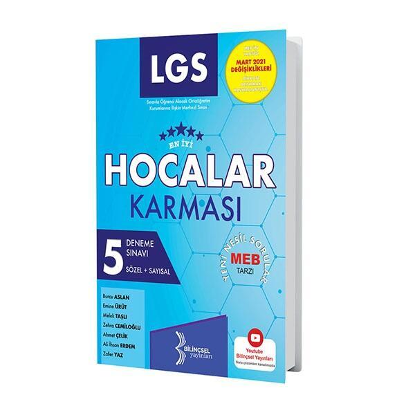 Bilinçsel Yayınları 2021 LGS Hocalar Karması 5 Deneme Sınavı