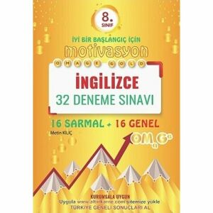 Omage Yayınları 8. Sınıf İngilizce Gold 32 Deneme