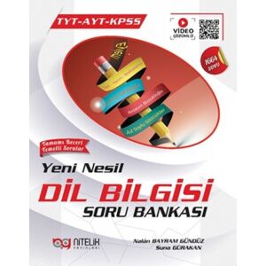 Nitelik Yks Tyt Ayt Kpss Yeni Nesil Dil Bilgisi Soru Kitabı Video Çözümlü