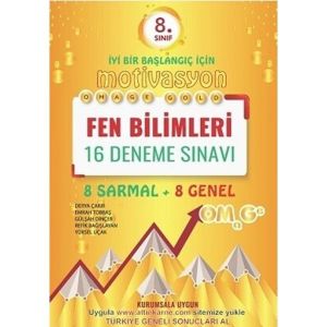 Omage Yayınları 8. Sınıf Fen Bilimleri Gold 16 Deneme