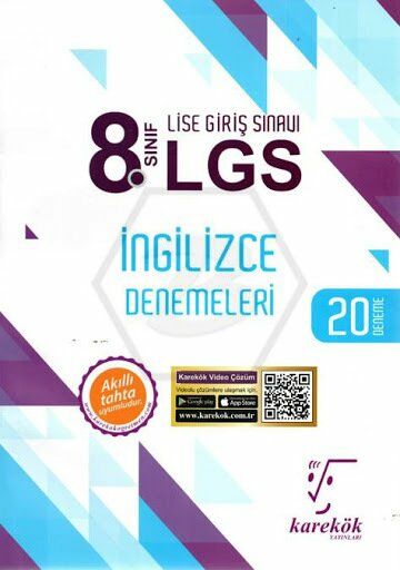 Karekök 8.Sınıf Lgs İngilizce 20 Deneme