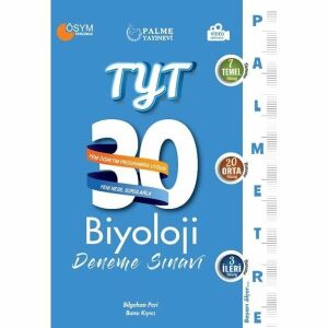 PALME YKS TYT BİYOLOJİ 30 DENEME PALMETRE VİDEO ÇÖZÜMLÜ *YENİ*