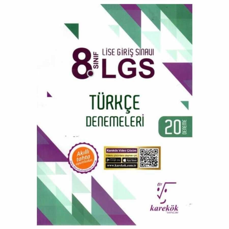 Karekök 8.Sınıf Lgs Türkçe 20 Deneme