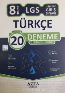Azza 8. Sınıf Türkçe 20' Li Deneme