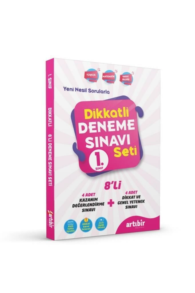 Artıbir 1.Sınıf Dikkatli Deneme Sınavı Seti