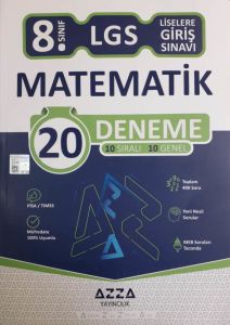 Azza 8. Sınıf Matematik 20'Li Deneme