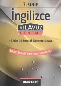 Tudem 7.Sınıf Bloktest İngilizce Kılavuz Deneme