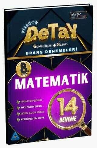 ZEKA KÜPÜ 8.SINIF MATEMATİK DETAY PİSAGOR 14'LÜ DENEME