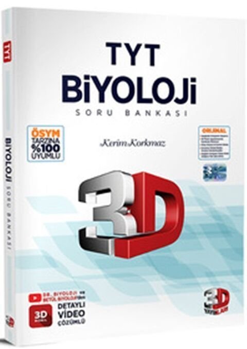 3D Tyt Biyoloji Soru Bankası