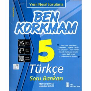 Ata 5.Sınıf Ben Korkmam Türkçe Soru Bankası