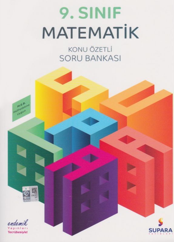 Supara 9. Sınıf Matematik Konu Özetli Soru Bankası Supara Yayınları