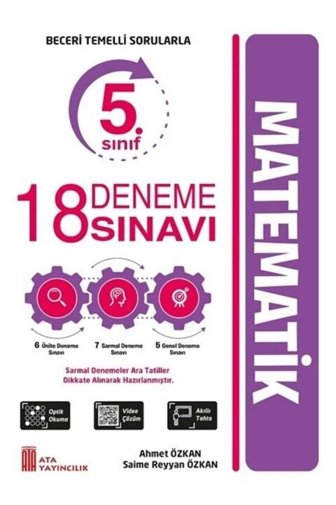 Ata 5.Sınıf Matematik 18 Deneme Sınavı