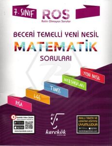 Karekök Yayınları  7.Sınıf Beceri Temelli Yeni Nesil Matematik Ros