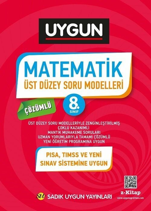 Sadık Uygun 8.Sınıf Matematik Üst Düzey Soru Modelleri