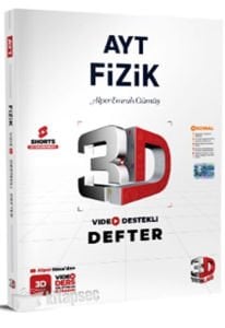 3D AYT FİZİK VİDEO DESTEKLİ DEFTER