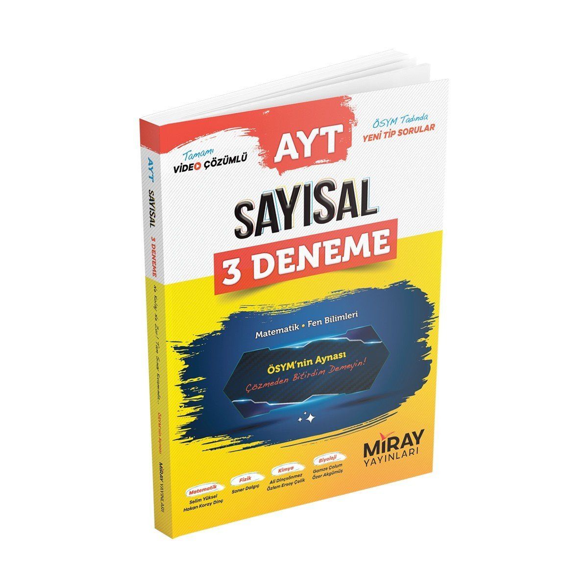 Miray Ayt Sayısal 3 Deneme Matematik-Fen Bilimleri