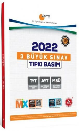 A YAYINLARI 2022 ÖSYM 3 BÜYÜK SINAV PAKETİ