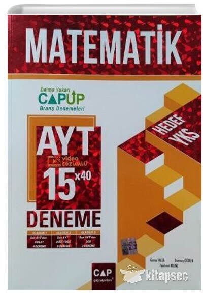 ÇAP YKS AYT UP DENEME MATEMATİK 15 Lİ - 2022