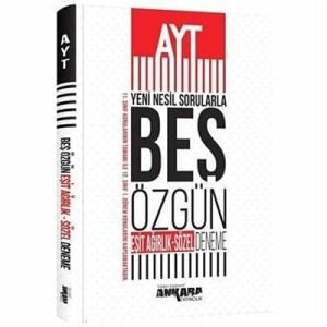 Ankara Ayt Eşit Ağırlık Sözel 5'Li Özgün Deneme