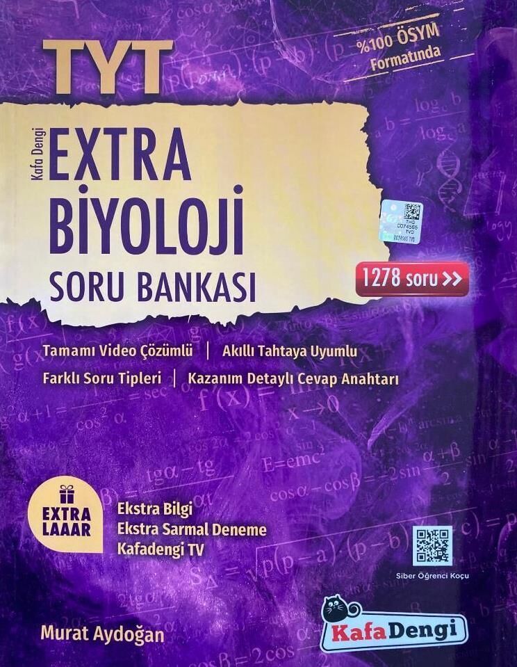 Kafadengi Tyt Extra Biyoloji Soru Bankası