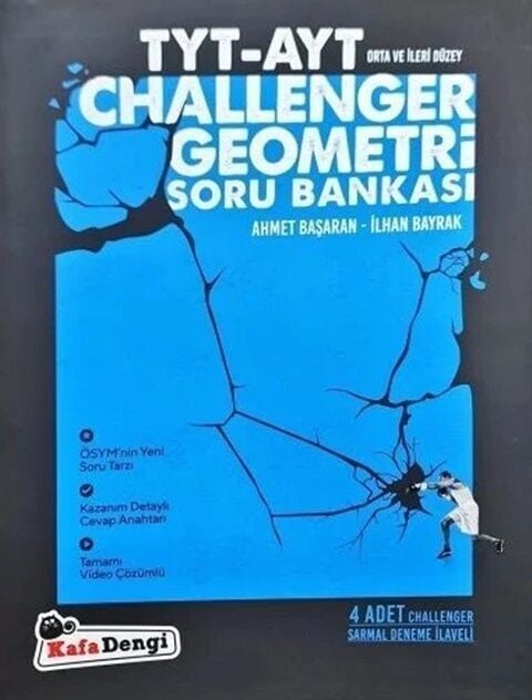 Kafadengi Tyt Challenger Geometri Soru Bankası (Tümü Video Çözümlü)