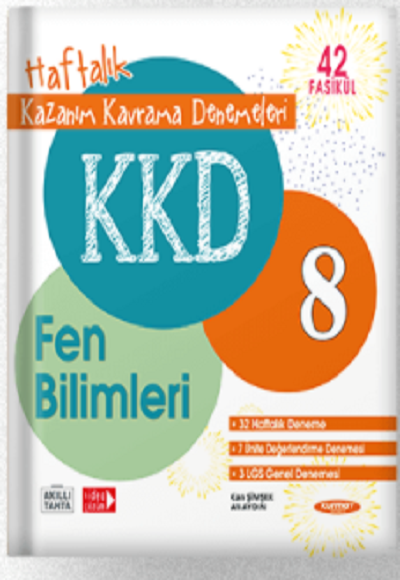 Kurmay Elt 8.Sınıf Fen Bilimleri Haftalık Kazanım Kavrama Denemeleri (42 Fasikül)