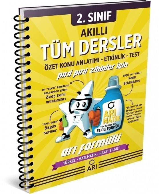 2.Sınıf Tüm Dersler Özet Konu Anlatımı – Etkinlik – Test Arı Yayınları