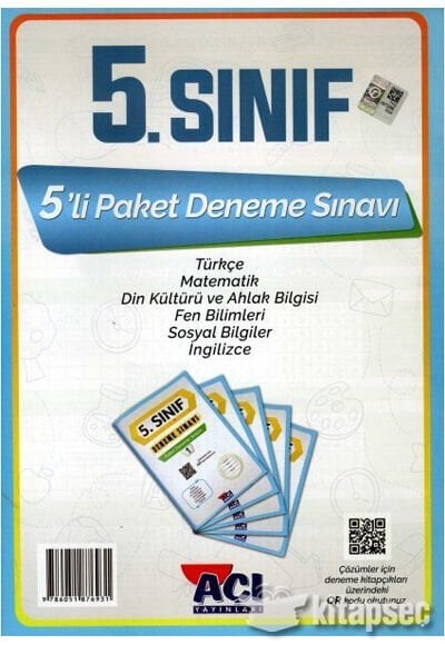 AÇI 5.SINIF 5 'Lİ EFSANE PAKET DENEME