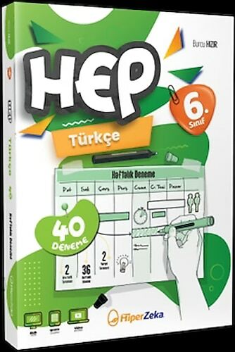 HİPER ZEKA 6.SINIF HEP TÜRKÇE HAFTALIK DENEME FÖYLERİ