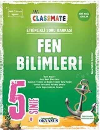 Okyanus 5.Sınıf Classmate Fen Bilimleri Soru Bankası