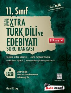 Kafa Dengi Yayınları 11.Sınıf Extra Türk Dili Ve Edebiyatı Soru Bankası (Tümü Video Çözümlü) 208 Sayfa