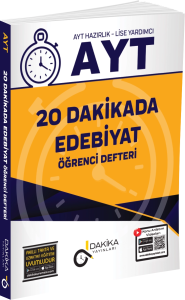 DAKİKA 20 DAKİKADA AYT EDEBİYAT ÖĞRENCİ DEFTERİ