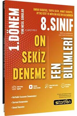 STARTFEN 8. SINIF 1. DÖNEM 18Lİ FEN BİLİMLERİ DENEMESİ