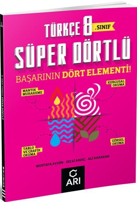 Arı Yayıncılık 8. Sınıf Türkçe Süper Dörtlü