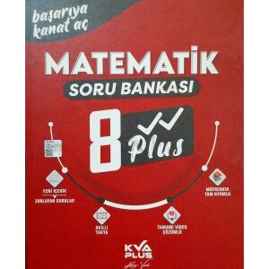 Kva 8.Sınıf Plus Serisi Türkçe Matematik Soru Kitapları ve Okuma Kitabı Hediyesi