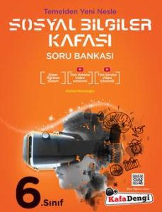 Kafa Dengi Yayınları 6.Sınıf Sosyal Bilgiler Kafası Soru Bankası (Tümü Video Çözümlü) 160 Sayfa