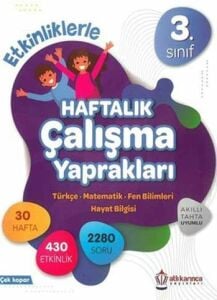 Atlıkarınca 3.Sınıf Etkinliklerle Haftalık