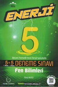 Palme 5.Sınıf Enerji Fen Bilimleri 5+5 Deneme Sınavı