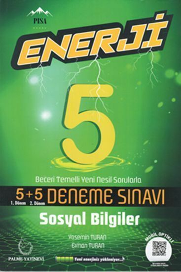 Palme 5. Sınıf Enerji Sosyal Bilgiler 5+5 Deneme Sınavı