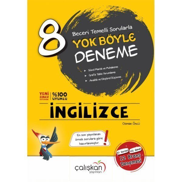 Çalışkan 8.Sınıf Yok Böyle Branş Denemesi/İngilizce