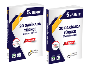 DAKİKA 5.SINIF TÜRKÇE ÖĞRENCİ DEFTERİ 1.DÖNEM