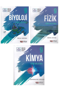 Nitelik 9.Sınıf Fizik Kimya Biyoloji Konu Anlatım Seti 3 Kitap