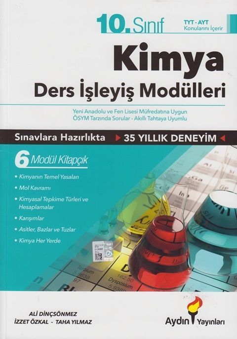 Aydın Yayınları 10. Sınıf Kimya Ders İşleyiş Modülleri