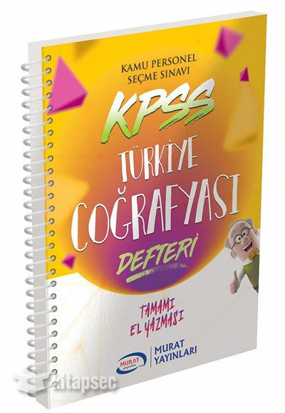 MURAT KPSS TÜRKİYE COĞRAFYASI DEFTERİ