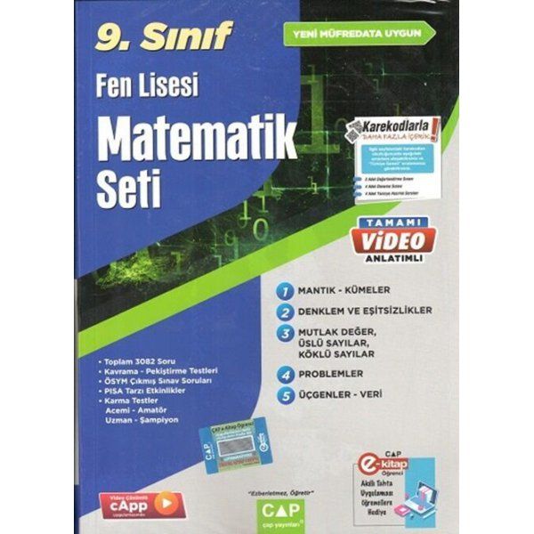 Çap 9.Sınıf Fen Lisesi Matematik Set