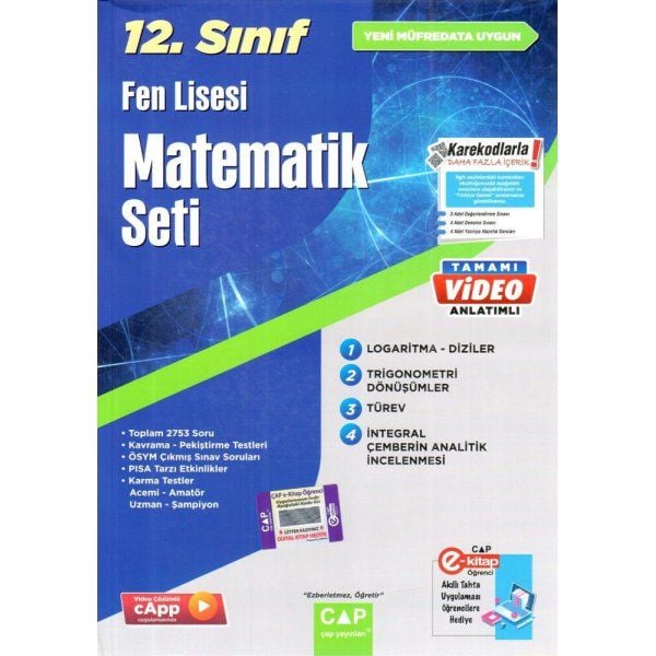 Çap 12.Sınıf Fen Lisesi Matematik Set