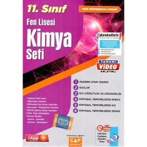 Çap 11.Sınıf Fen Lisesi Kimya Set