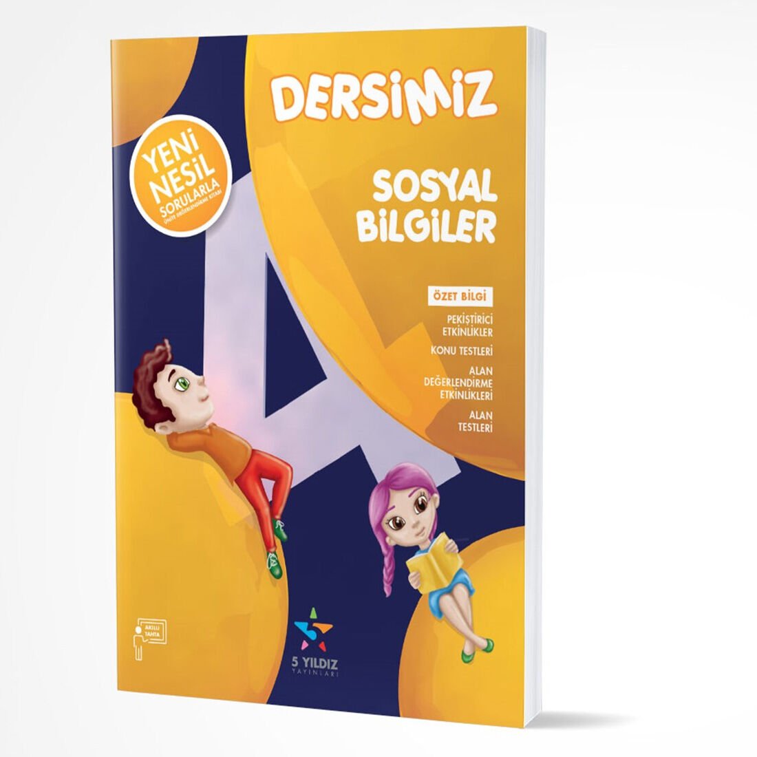 Beş Yıldız 4. Sınıf Sosyal Bilgiler Etkinlikli Soru Bankası