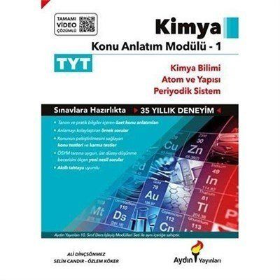 Aydın Tyt Kimya Ka Mod.1 (Kimya Bilimi Atom Ve Yapısı Periyodik Sistem)