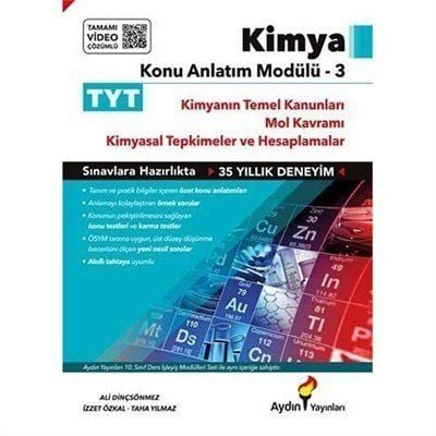 Aydın Tyt Kimya Ka Mod.3 (Kimyanın Temel Yasaları Mol Kimyasal Hesaplamalar)